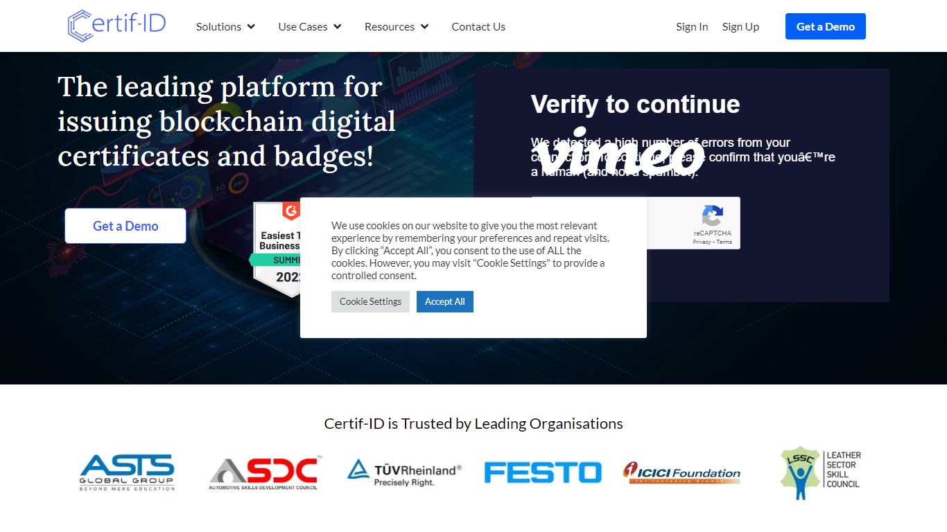 Certif-ID: Digital Certificates, Credentials & Badges Platform